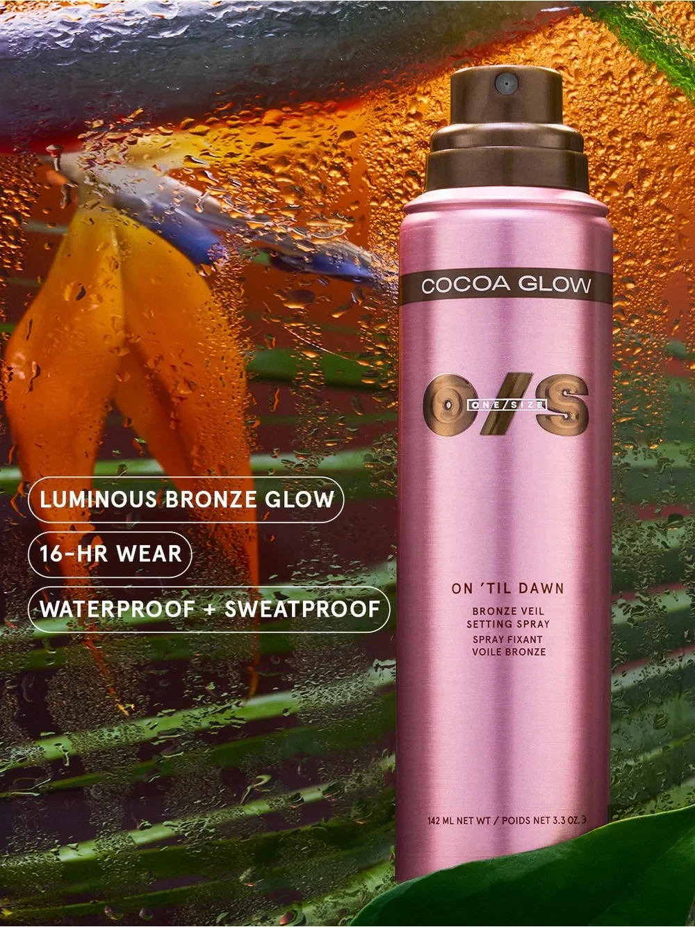 One/Size ON 'TIL DAWN BRONZE VEIL Waterproof Setting Spray - Cocoa Glow